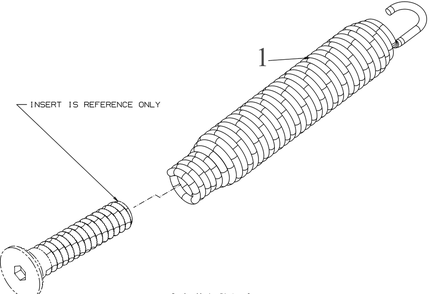 Lift Assist Diagram and Parts List for ZT2-54KW (17RIEACI010)(2019) Cub Cadet Lawn Tractor